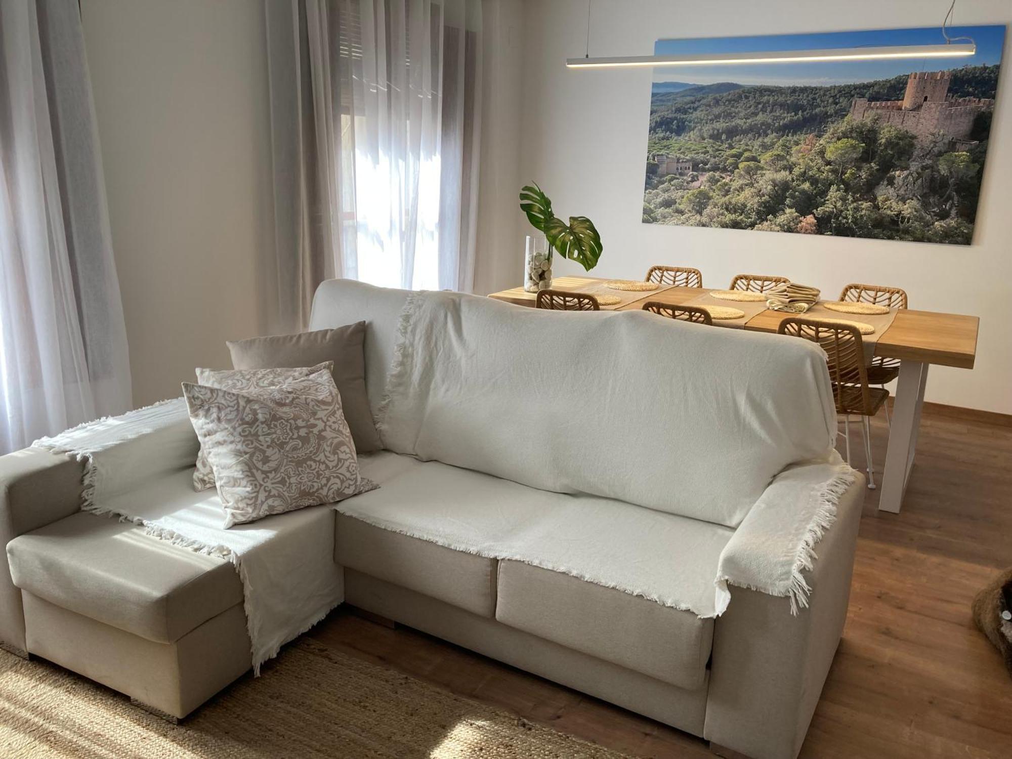 Apartamento Centrico, Climatizado Y Totalmente Equipado De 3 Habitaciones Para 6-7 Personas Santa Coloma De Farners Exterior foto